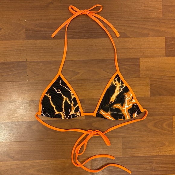 UV Reactive Lightning & Fishnet 3-Piece Festival Set - Picture 4 of 4